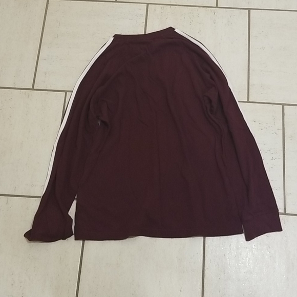 Adidas long sleeve shirt burgundy - Picture 6 of 6